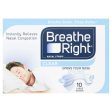 Breathe Right Nasal Strips Large Clear Pack of 10 Hot on Sale