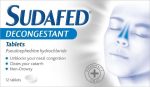 Sudafed decongestant 12 tablets Online Sale