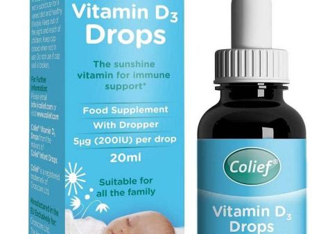 Colief Vitamin D3 Drops 20ml Hot on Sale