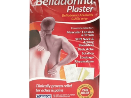 Belladonna Plaster Large 28cm x 17.5cm Hot on Sale