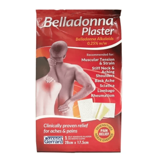 Belladonna Plaster Large 28cm x 17.5cm Hot on Sale