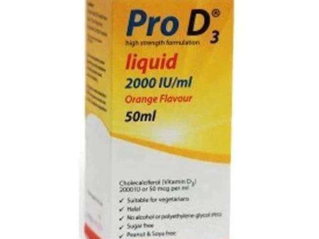 Pro D3 Liquid 2000 IU ml 50ml Online now