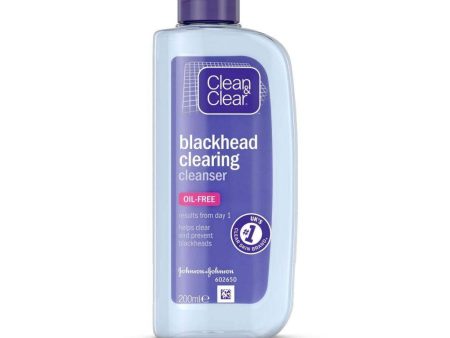 Clean & Clear Face Care Blackhead Clearing Cleanser 200ml on Sale