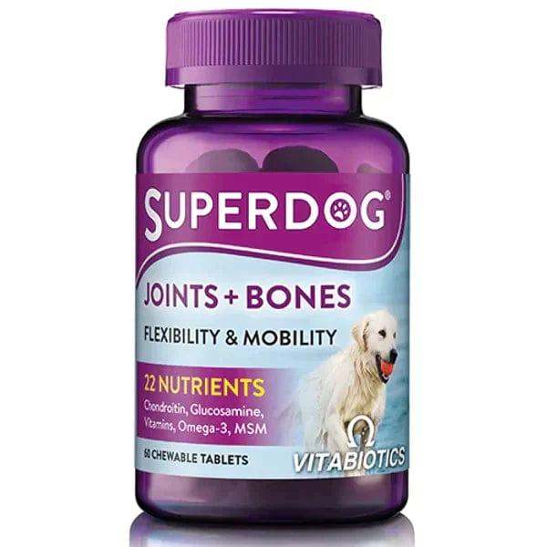 SuperDog Joints & Bones Chewable Tablets Pack of 60 Supply