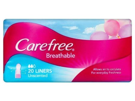 Carefree Cotton Feel Normal Perfume Free Pack of 20 Online Sale