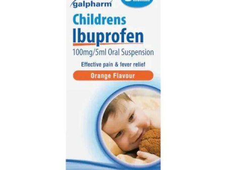 Children s Ibuprofen 100mg 5ml Sugar Free Oral Suspension 100ml Online now