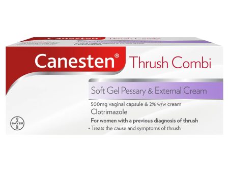 Canesten Combi 500mg Pessary & 2% Cream 10g on Sale