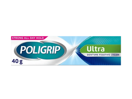 Poligrip Denture Fixative Cream Ultra 40g Discount