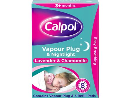 Calpol Vapour Plug & Nightlight Lavender & Chamomile 3+ Months Online Hot Sale