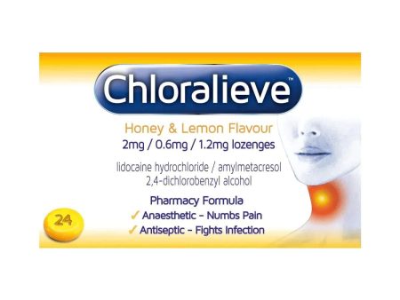 Chloralieve Honey & Lemon Lozenges Pack of 24 For Cheap