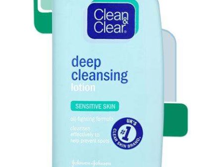 Clean & Clear Deep Cleansing Lotion Sensitive 200ml For Sale