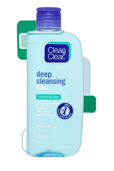 Clean & Clear Deep Cleansing Lotion Sensitive 200ml For Sale