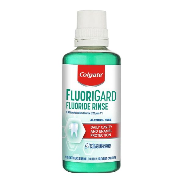 Colgate FluoriGard Fluoride Rinse Alcohol Free Mint 400ml Online now