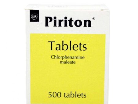 Piriton Tablets Pack of 500 Hot on Sale