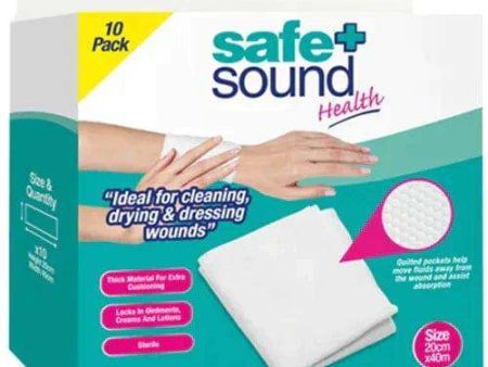 Safe & Sound Sterile Adhesive Dressing 10cm x 9cm Fashion