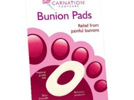 Carnation Bunion Pads Oval Pack of 4 Supply