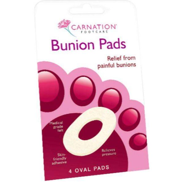 Carnation Bunion Pads Oval Pack of 4 Supply