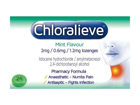 Chloralieve Mint Lozenges Pack of 24 Discount