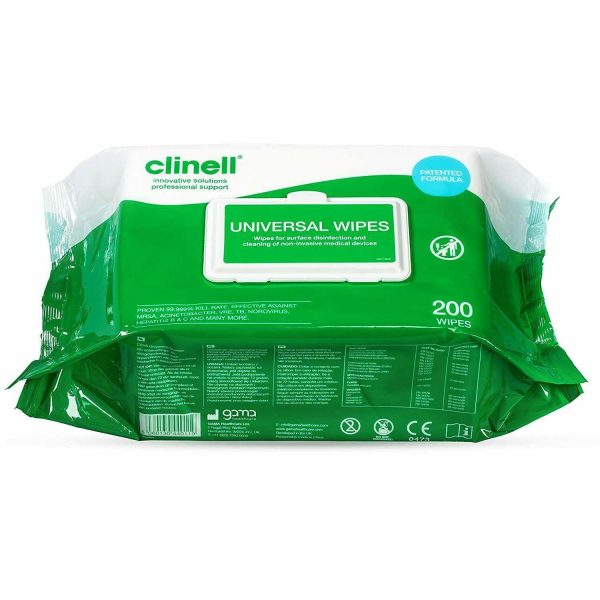 Clinell Universal Wipes Pack of 200 For Discount