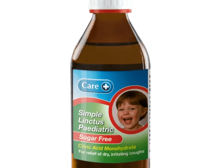 Care Simple Paediatric Linctus Sugar Free 200ml For Sale