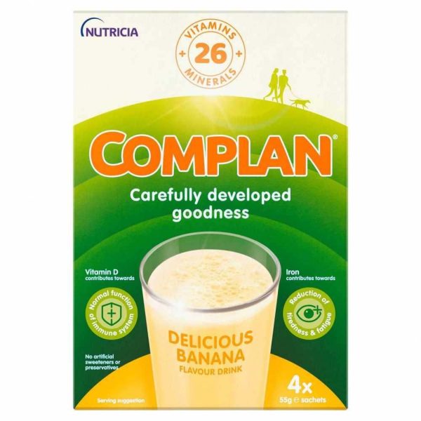 Complan Sachets Banana 55g Pack of 4 Discount