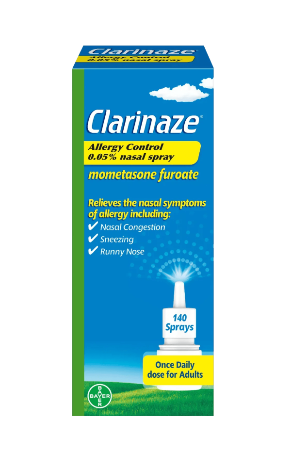 Clarinaze Allergy Control Nasal Spray 140 Dose For Discount