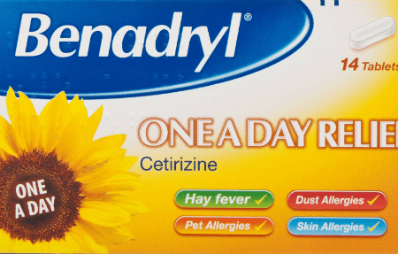 Benadryl One A Day Relief Tablets 14 s Cheap