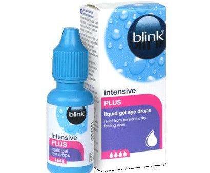 Blink Intensive Tears Plus Liquid Gel Eye Drops 10ml Hot on Sale