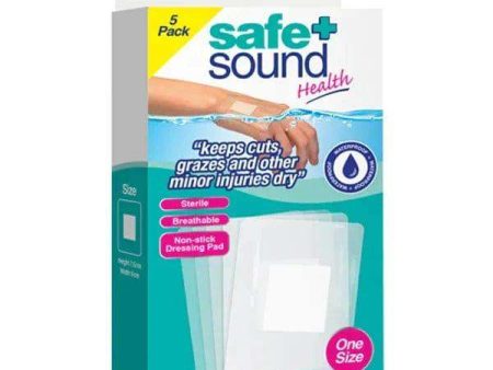 Safe & Sound Waterproof Dressings Pack of 5 Online now