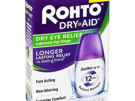 Rohto Dry Aid Eye Drops 10ml Cheap