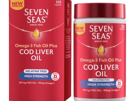 Seven Seas Simply Timeless CLO High Strength Capsules Pack of 120 For Sale