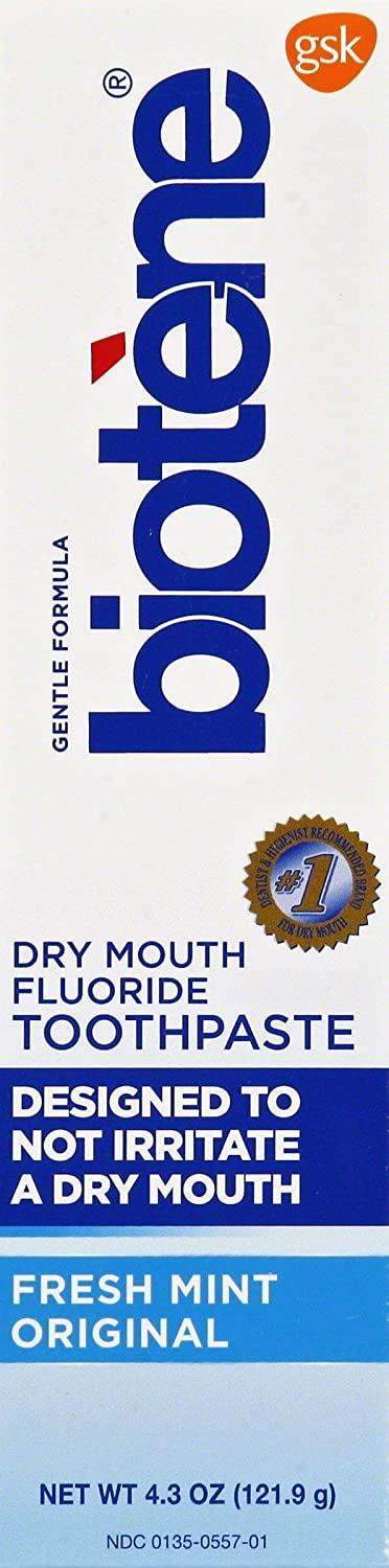 Biotene Dry Mouth Toothpaste Fresh Mint 100ml Discount