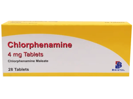 Chlorphenamine Maleate (Bristol) 4mg Tablets Pack of 28 Hot on Sale