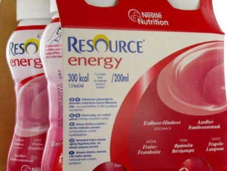 Resource Energy Strawberry-Raspberry 200ml Pack of 4 For Sale