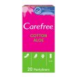 Carefree Panty Liners Breathable Aloe Pack of 20 Online Sale