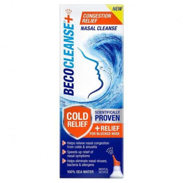 BecoCleanse Plus Congestion Relief Nasal Spray 135ml Supply