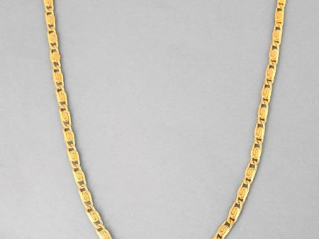 VOJ Gold-Plated Statement Chain Online