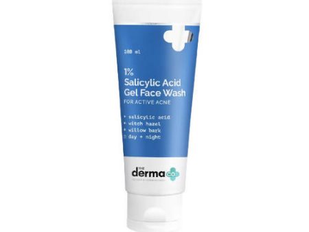 The Derma Co 1% Salicylic Acid Gel Face Wash For Active Acne on Sale