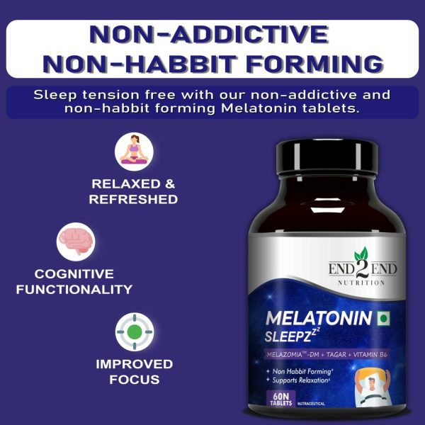 End2End Nutrition Melatonin Sleepzzz Tablets on Sale