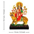 Tied Ribbons Nav Durga Devi Sherawali Mata Murti Statue For Cheap