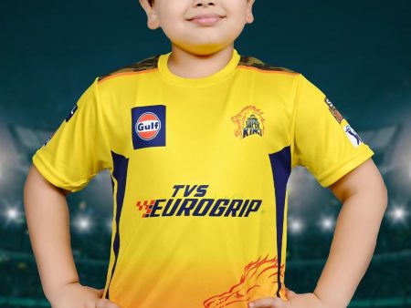 Baesd Boys Round Neck IPL Cricket Jersey T20 T-shirt Cheap