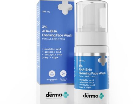 The Derma Co 3% AHA-BHA Foaming Face Wash For Sale