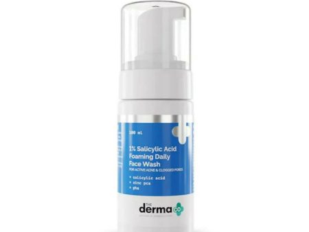 The Derma Co 1% Salicylic Acid Foaming Daily Face Wash For Sale