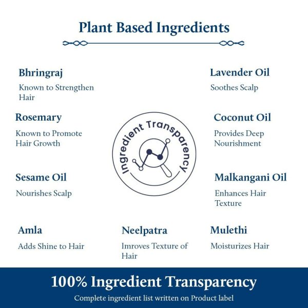 Blue Nectar Briganantadi Rosemary Hair Nourishment Oil Online Hot Sale