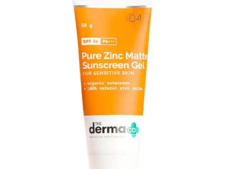 The Derma Co Pure Zinc Matte Sunscreen Gel for Sensitive Skin Online Hot Sale