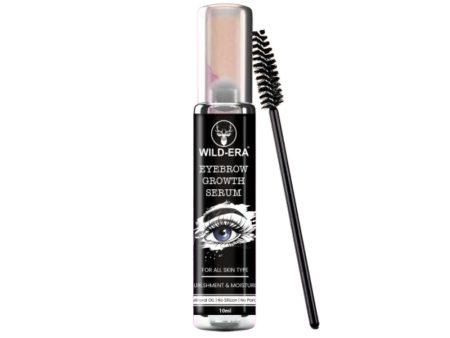 Wildera Eyelash Enhancer Nourishing Eyebrow Lashes Growth EyeLash Hair Growth & Volume Serum With Castor Oil & Vitamin E Sale