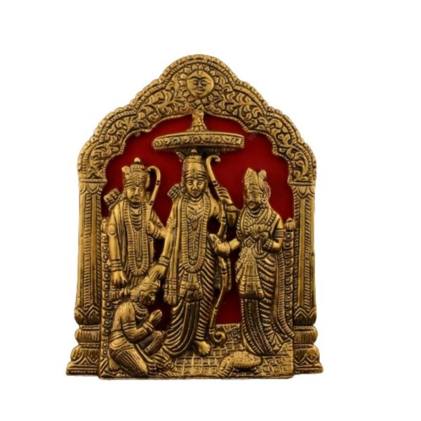 Vintage Gulley Antique White Metal Lord Ram Darbar Idol Online Hot Sale