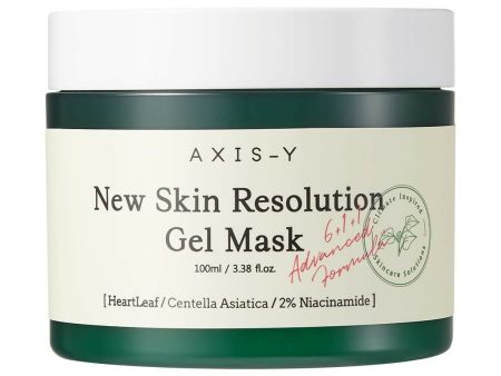 AXIS-Y New Skin Resolution Face Gel Mask, Korean Skincare Hot on Sale