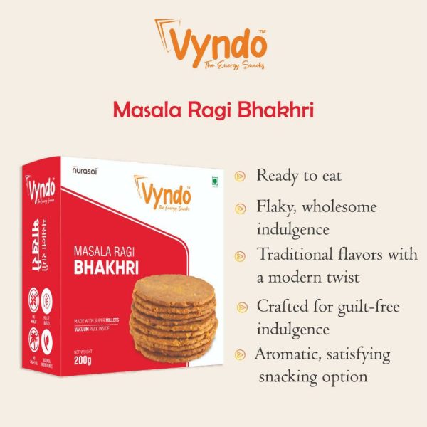 Vyndo Masala Ragi Bhakhri For Sale