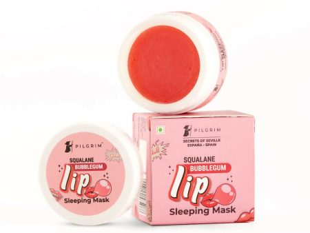 Pilgrim Spanish Lip Sleeping Mask (Bubblegum) with Shea Butter & Pomegranate For Hydrated & Soft Lips Cheap